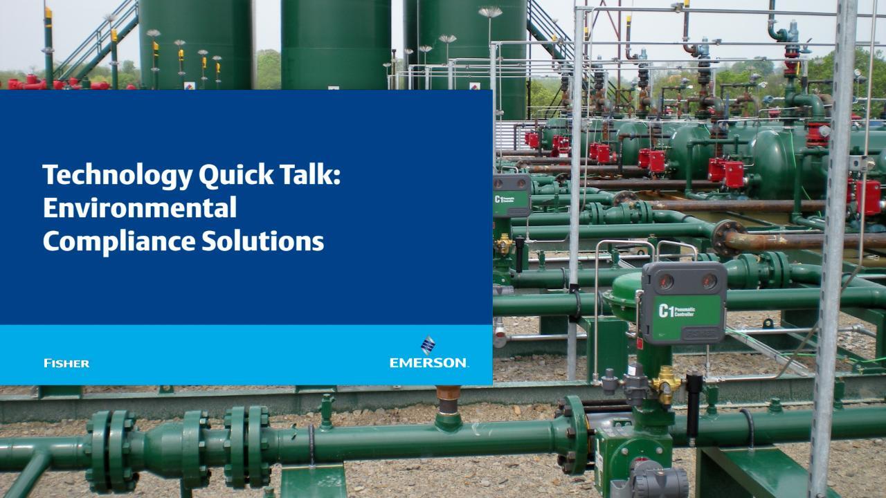 网络研讨会：费希尔技术速谈 - 环境合规性解决方案