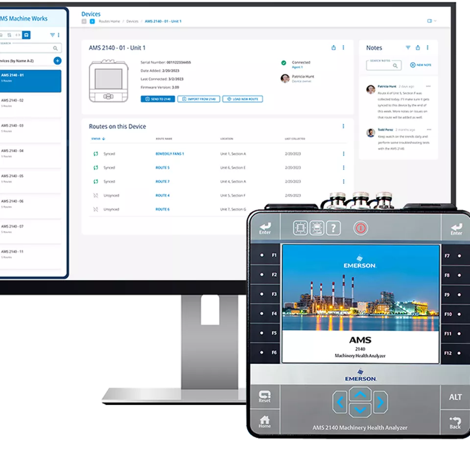 艾默生资产管理软件将设备可靠性数据整合到安全易用的集成平台