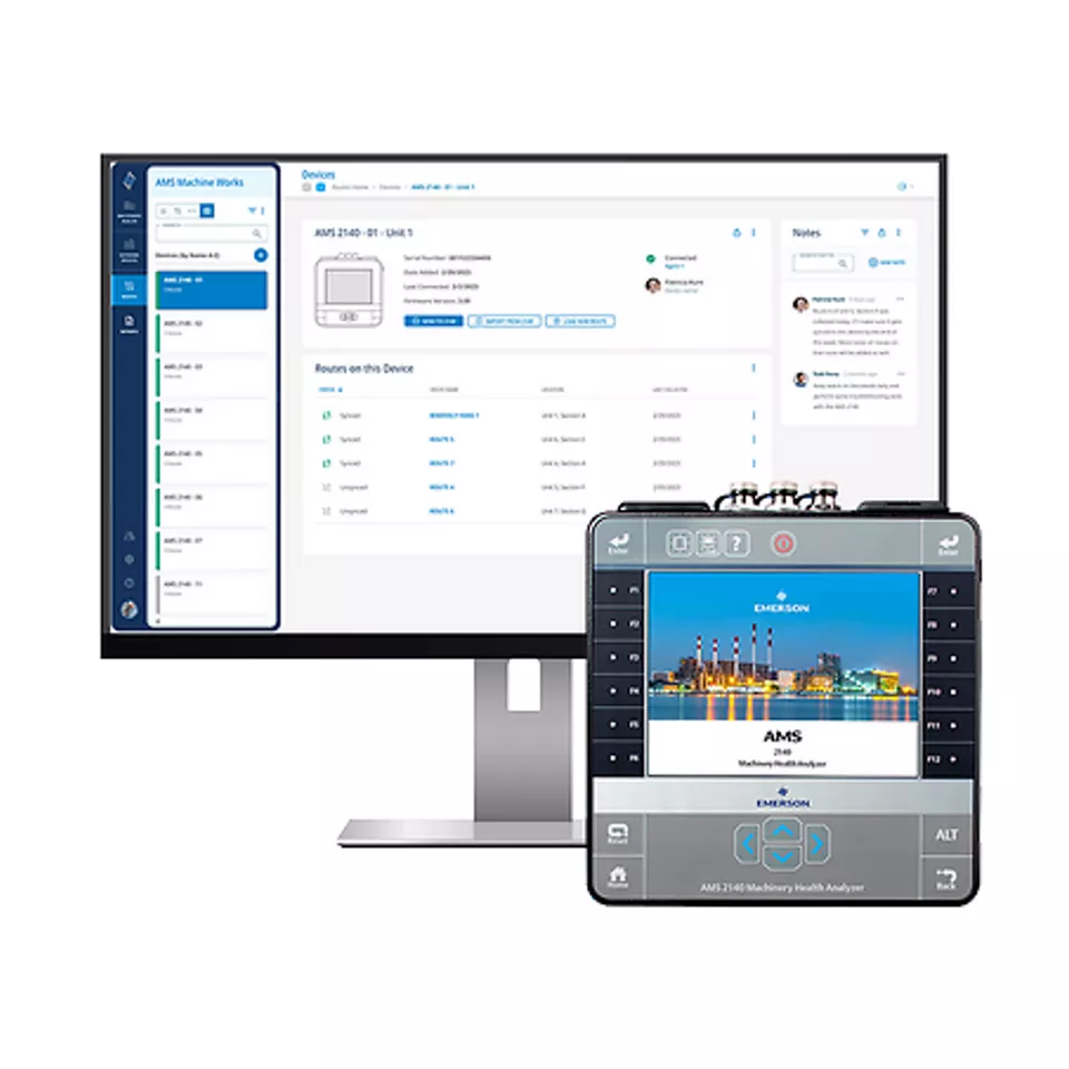 艾默生资产管理软件将设备可靠性数据整合到安全易用的集成平台