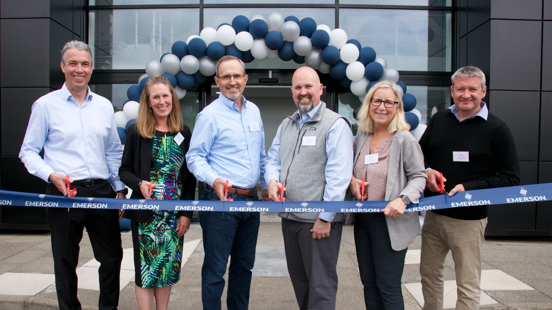 The opening of Emerson's new Gas Analysis Solutions Center in Cumbernauld, Scotland.