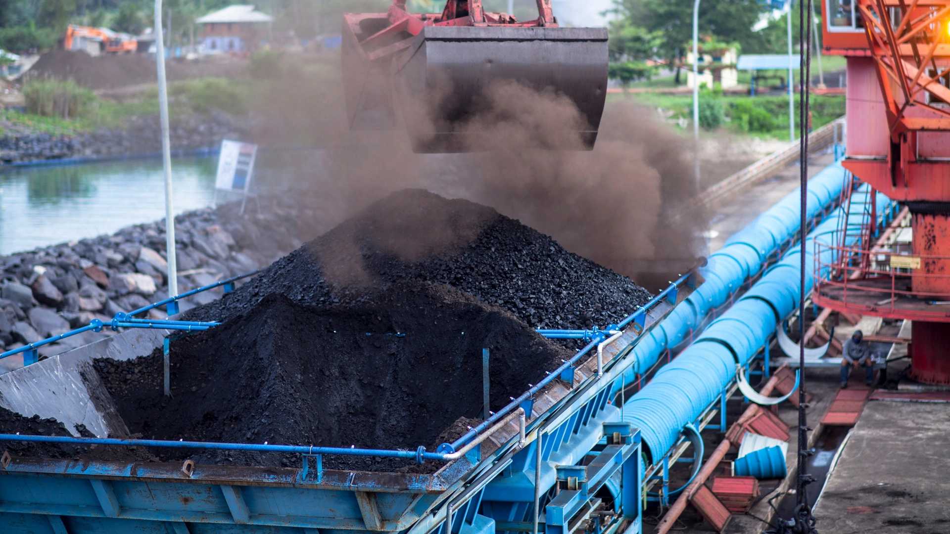 Unload coal in coal mining; Shutterstock ID 768181477; purchase_order: Enterprise MARCOM; job: Shutterstock Images for Jan Bendfeldt's Team; client: Various; other: Requested by Sara Palmitessa
