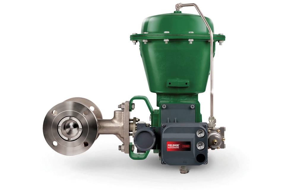 Fisher V500 eccentric plug rotary control valve