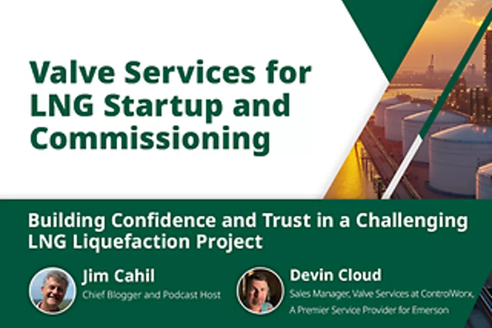 LNG 启动和调试阀门服务