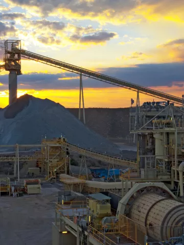 Tailings Dam - Mining Operation Productivity