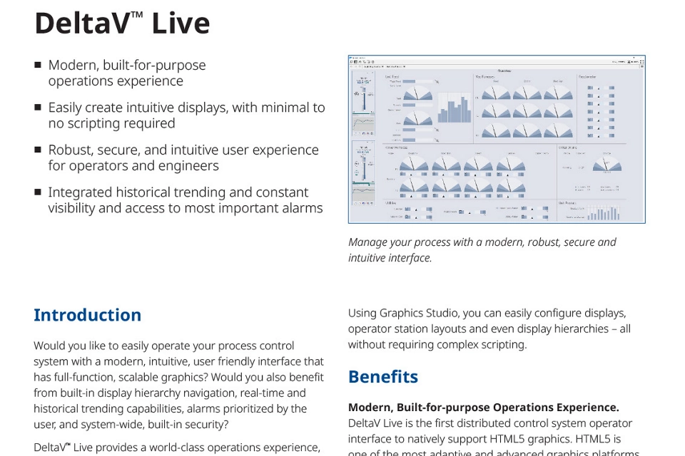 DeltaV Live 产品技术手册