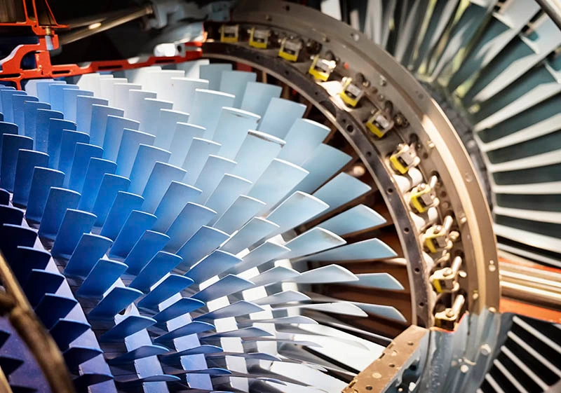shovels of a turbine - nice background