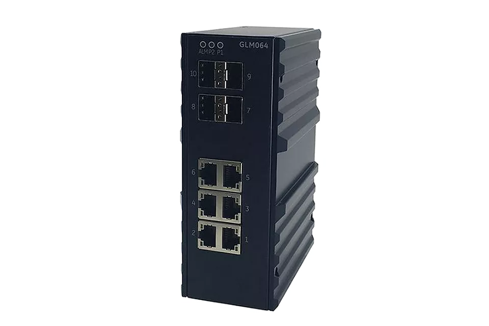 工业 10 端口 PROFINET 管理型千兆以太网交换机