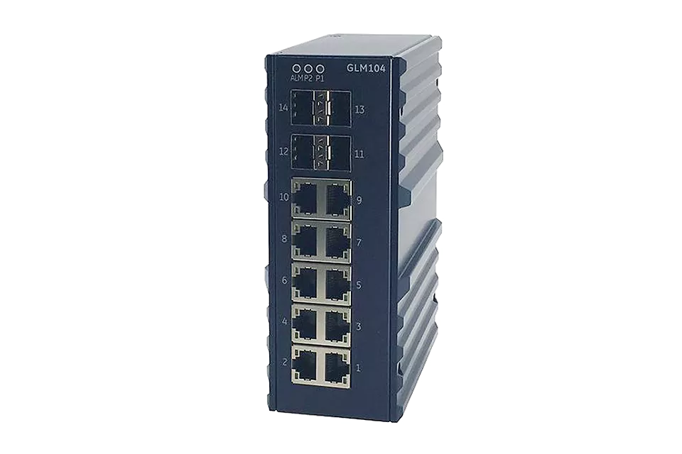 工业 14 端口 PROFINET 管理型千兆以太网交换机