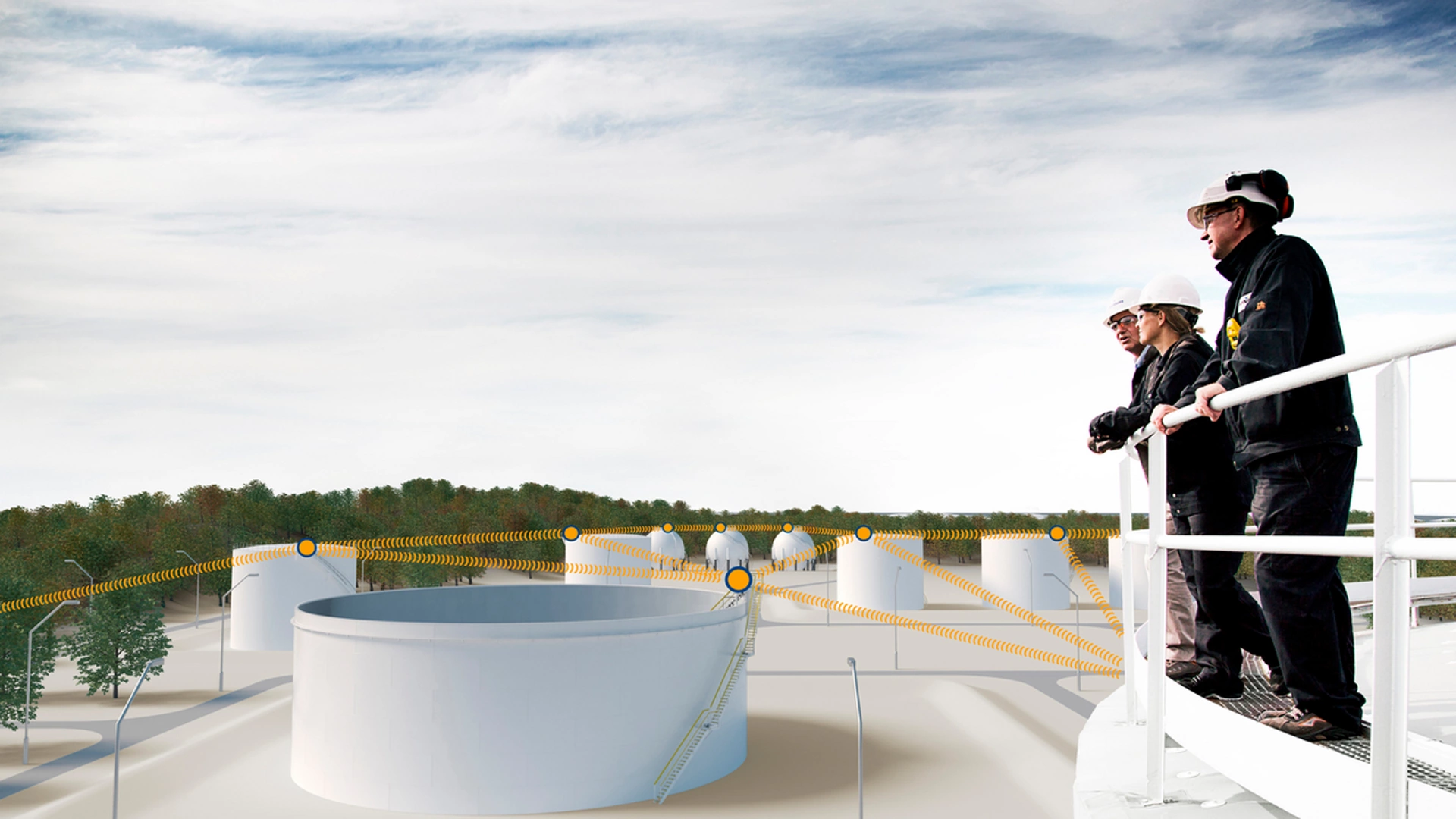 Enable Automated Tank Farm Operations With Wireless Data Transmission