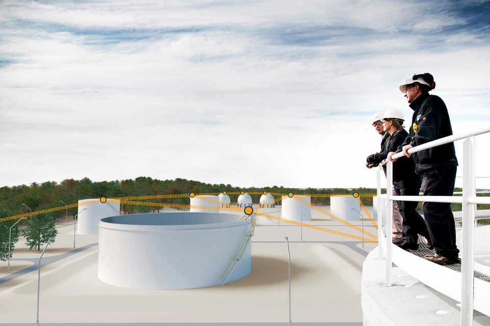 利用无线数据传输技术实现罐区自动化运营