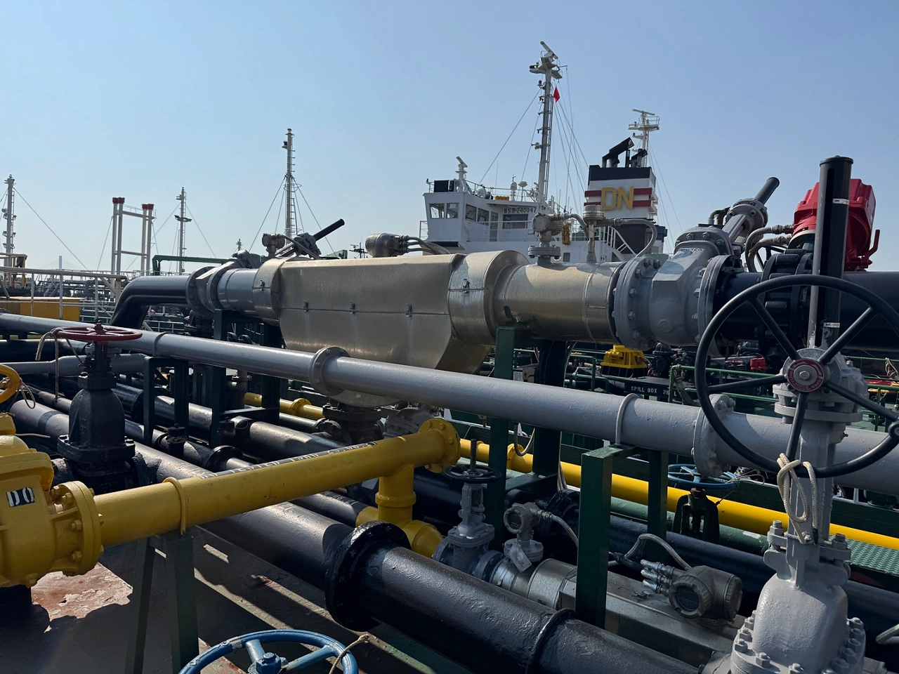 Accurate bunkering with MID-certified bunkering solution compliant with Singapore SS648 
