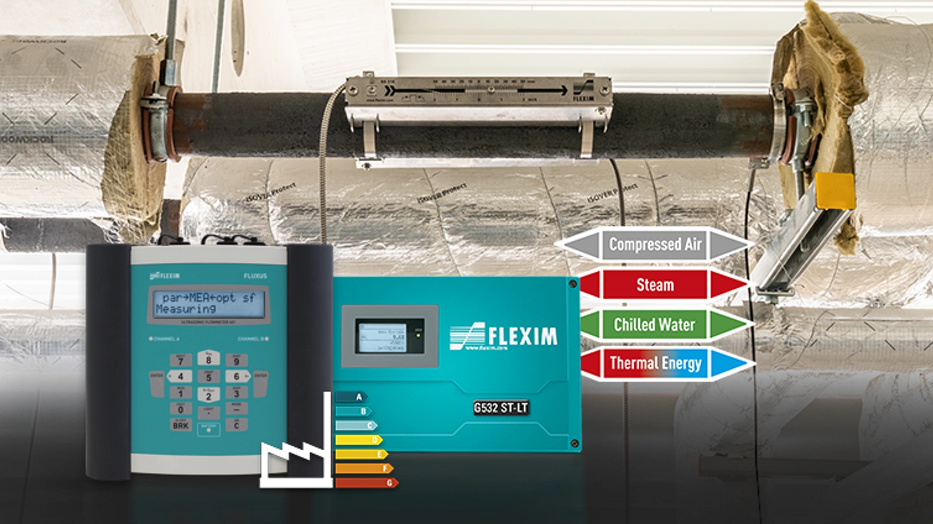 Clamp-on Ultrasonic Flow Meters - Thermal Energy