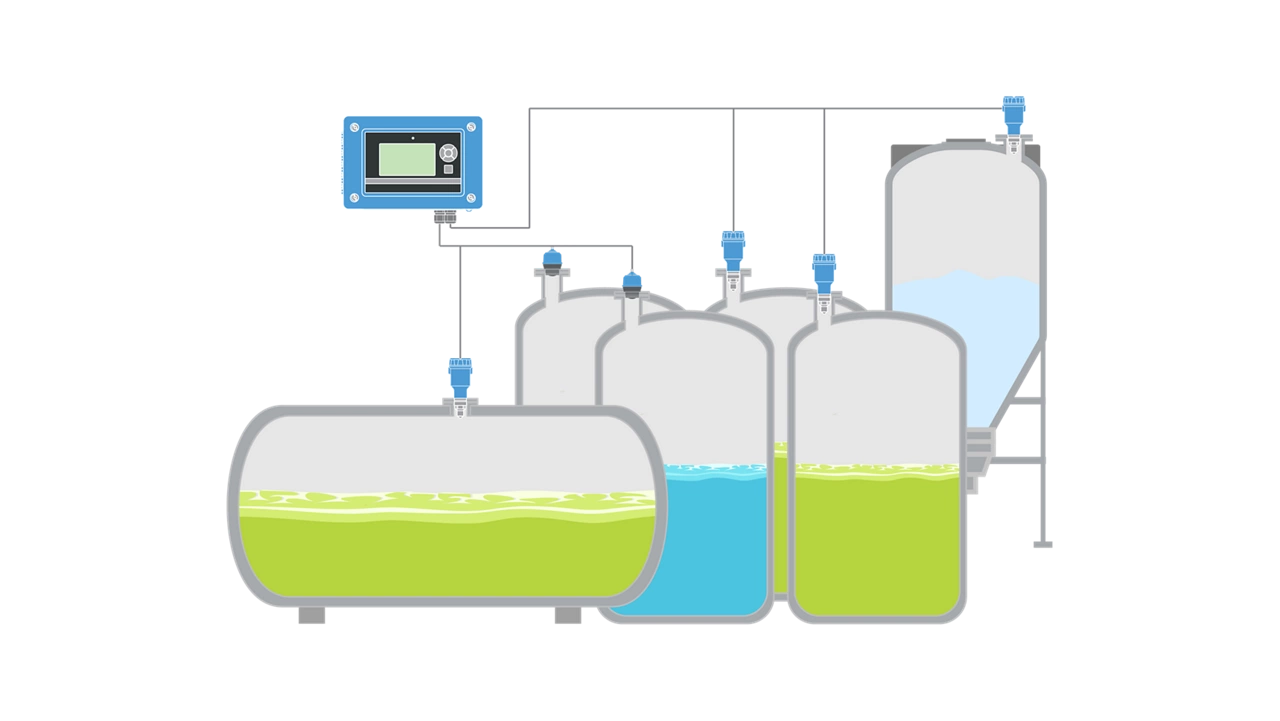 Level Measurement and Inventory Control of the Chemical Storage Process vessels