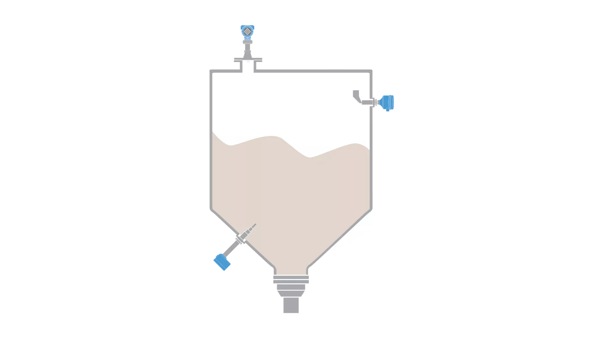 Level Measurement for Burnt Limestone Storage in Metal Ore Processing