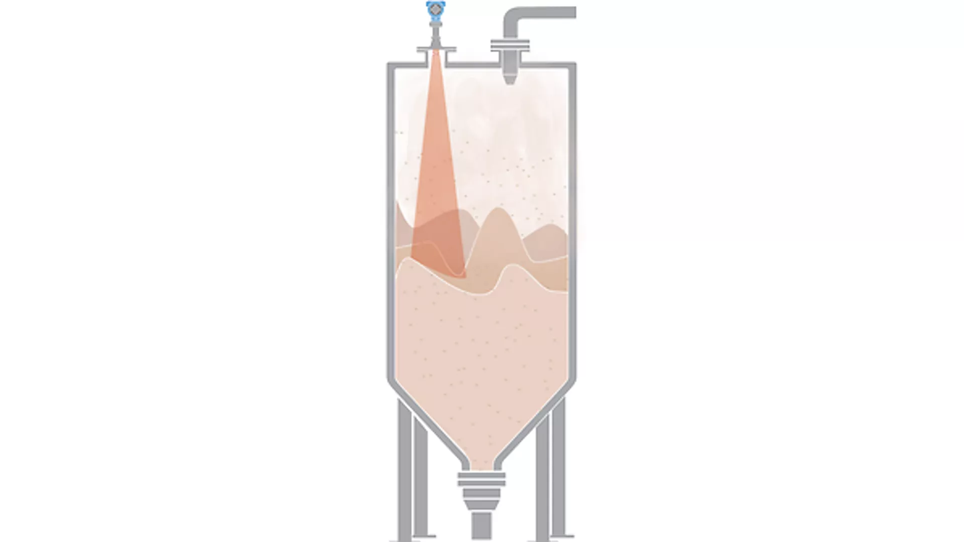 Level Measurement of Malted Grains (Grist) Stored for Beer Production