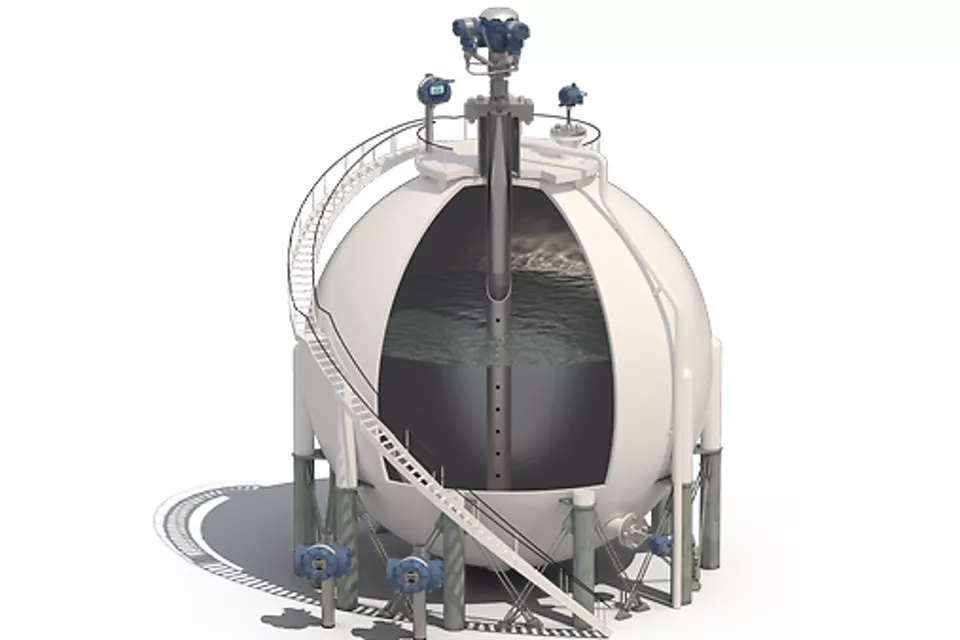 加压液化气的安全存储测量解决方案