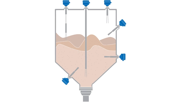 Solids Level Detection in Holding Hopper During Carbon Reclamation Process