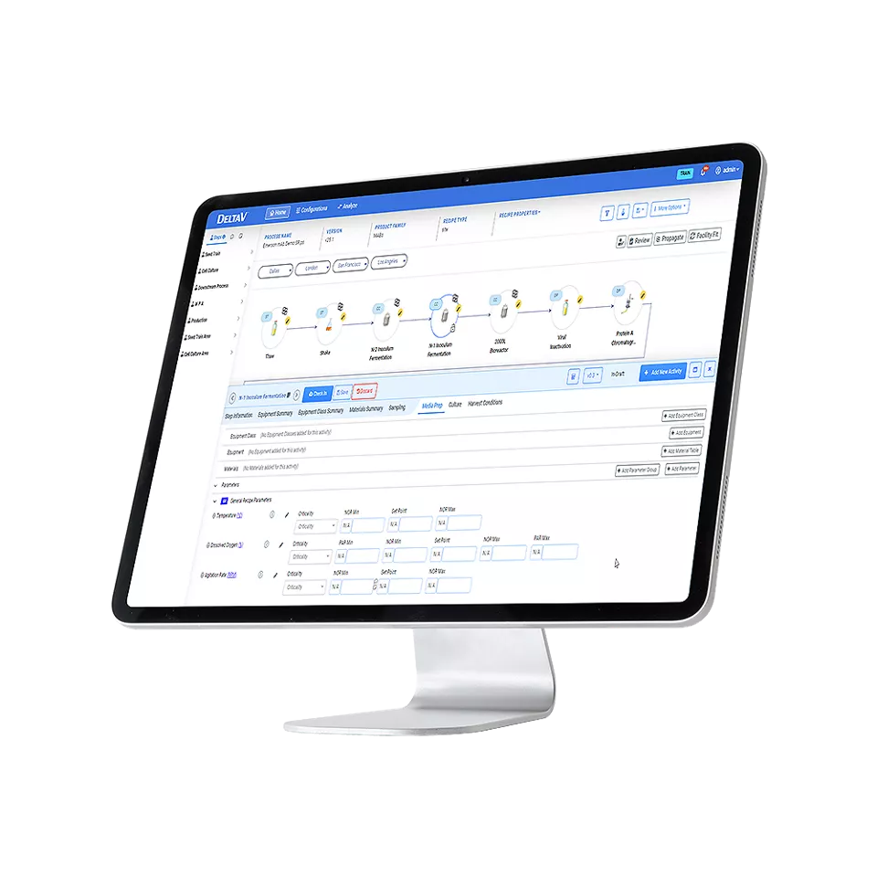 Mockup of modern desktop computer isolated on white background