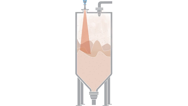 Level Measurement in Dust Collection Bins for Limestone Production