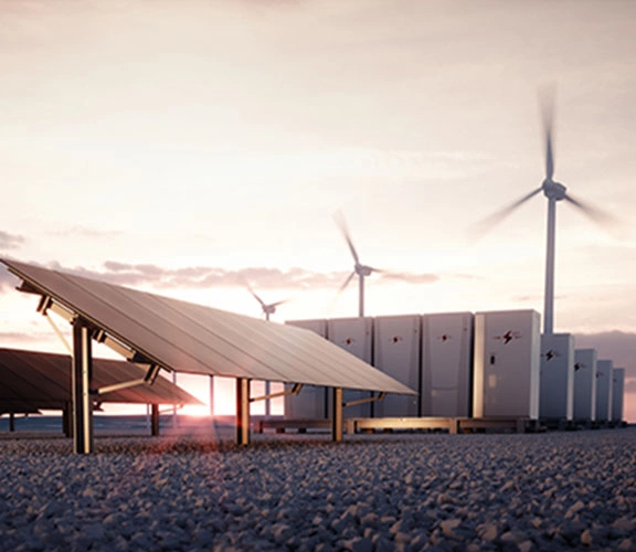 Distributed Energy Resource with Solar, Wind and Battery Storage