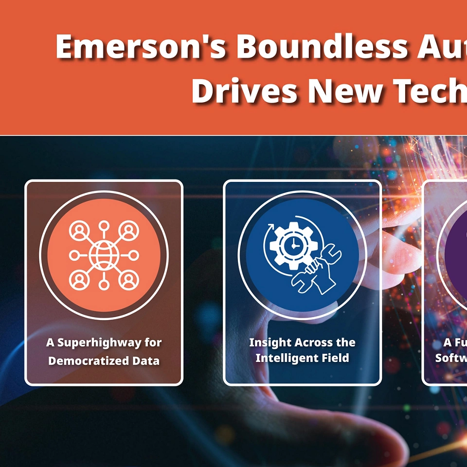 艾默生的无界自动化愿景致力于推动下一代自动化平台创新技术