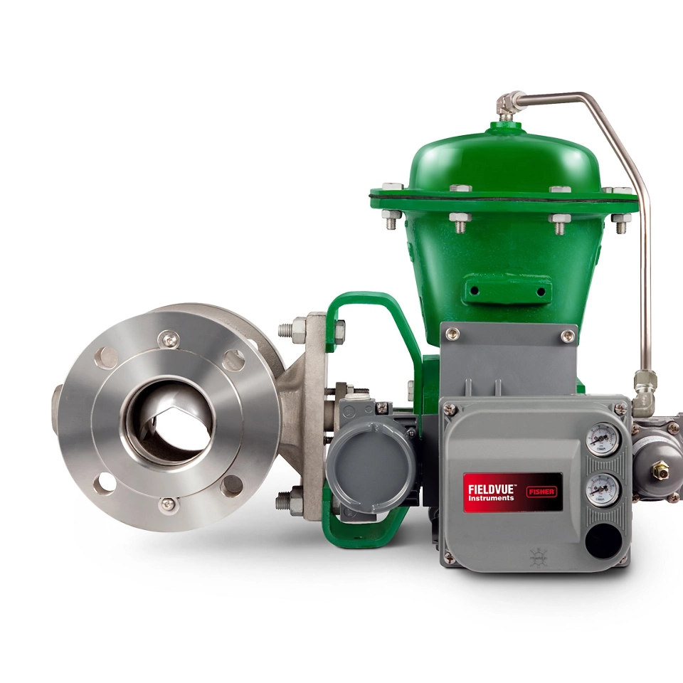 Fisher™ Vee-Ball™ V300 法兰调节阀