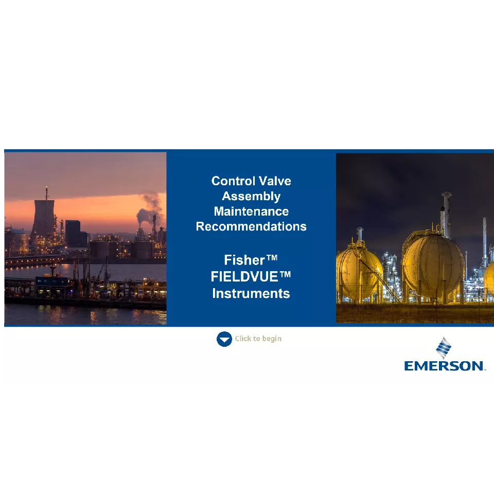 宣传手册：Fisher FIELDVUE 仪表的调节阀组装维护建议