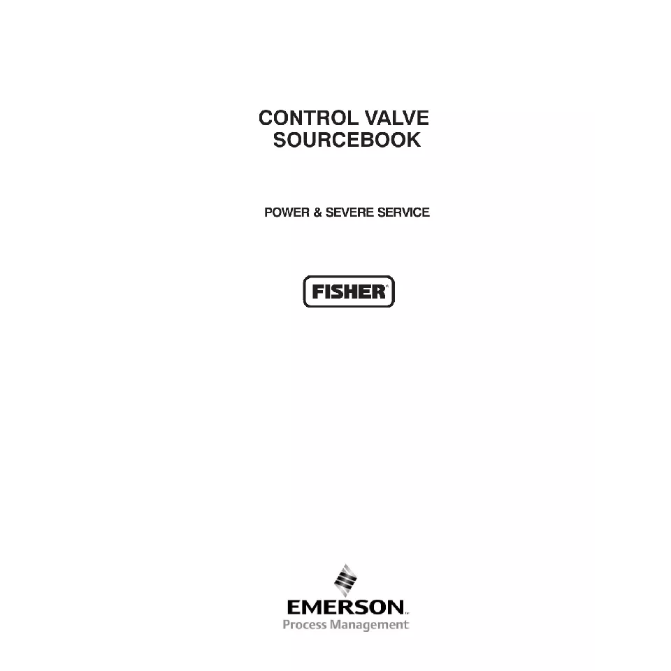 调节阀采购手册 - 电力和严苛工况